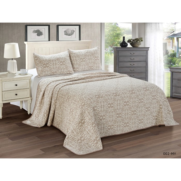 Комплект Melody: покрывало 230 × 250 см, наволочки 50 × 70 см - 2 шт