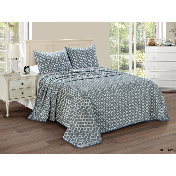 Комплект Melody: покрывало 230 × 250 см, наволочки 50 × 70 см - 2 шт