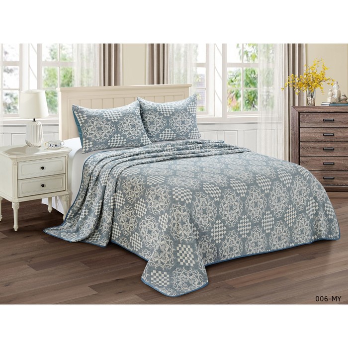 Комплект Melody: покрывало 230 × 250 см, наволочки 50 × 70 см - 2 шт