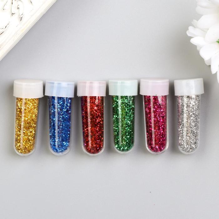 Глиттер в капсуле 2,2 гр "Блёстки" МИКС