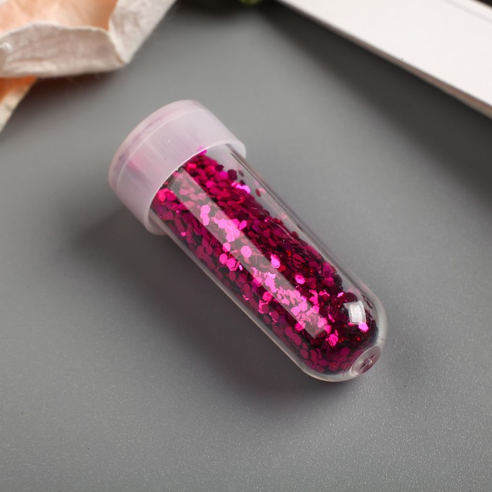 Глиттер в капсуле 1 гр "Крупные блёстки голография" МИКС