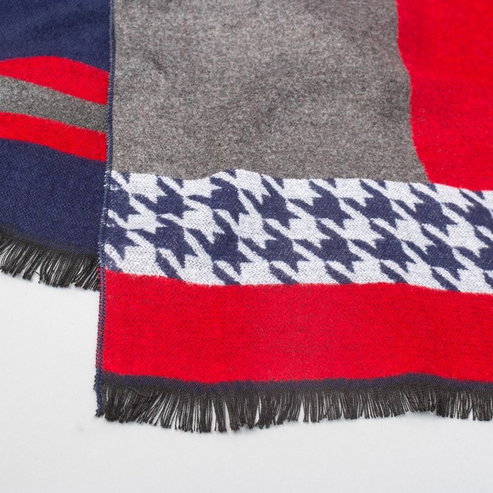 Палантин мужской Этель "Кельвин" 30*170 см, 80% х/б, 20% акрил