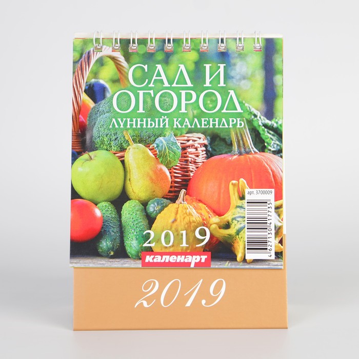 Календарь настольный, домик "Сад и огород. Лунный календарь" 2019 год, 10х14см