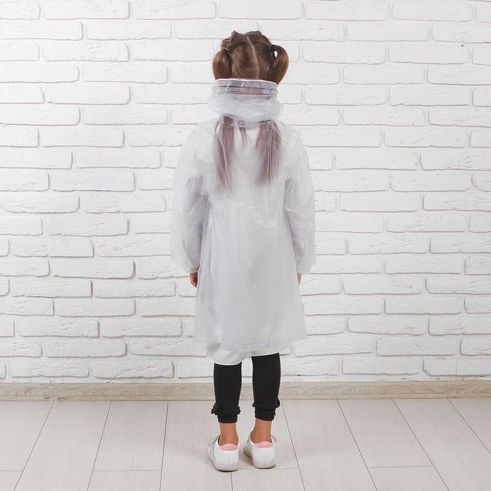 Дождевик детский "Летняя полянка", размер M