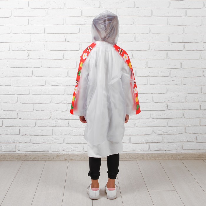 Дождевик детский "Котенок под дождем", размер M