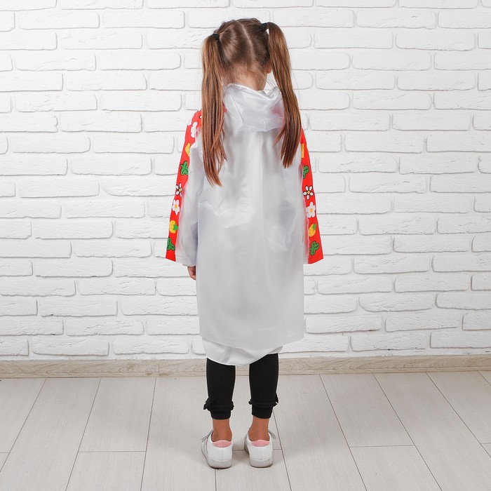 Дождевик детский "Котенок под дождем", размер M