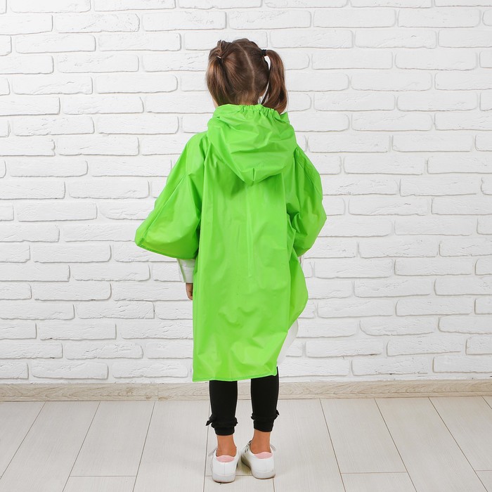 Дождевик детский- пончо "Луковки", размер M