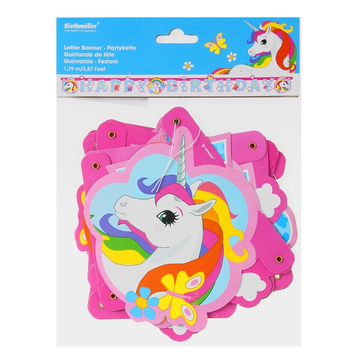Гирл-буквы HB Единорог Радужный 1,8м/A