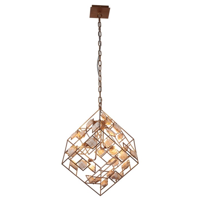 Светильник DIEGO 4x60Вт G9 золото 52x45x153см