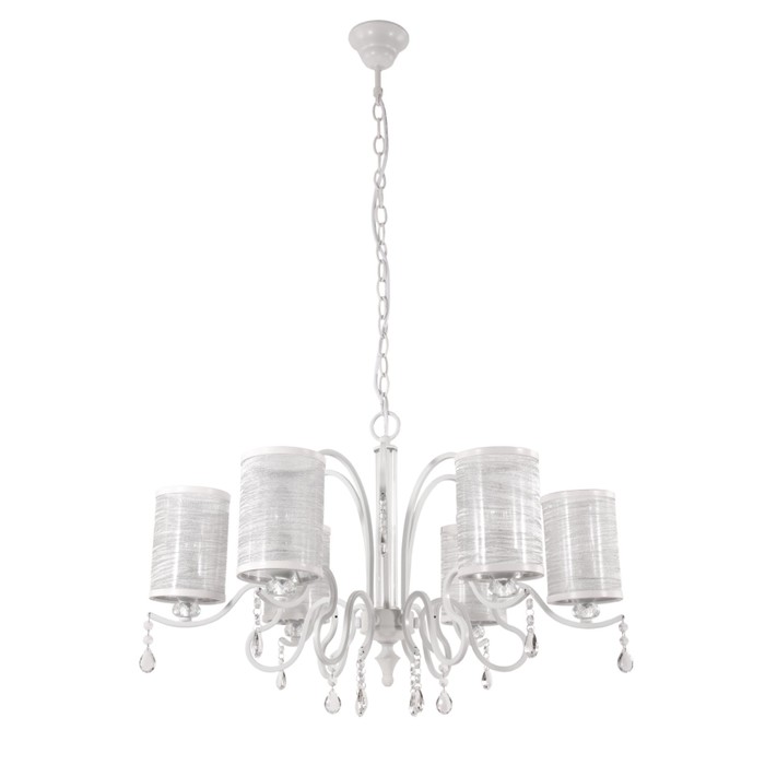 Люстра ELISA 6x60Вт Е14 белый 71,4x71,4x85,5см