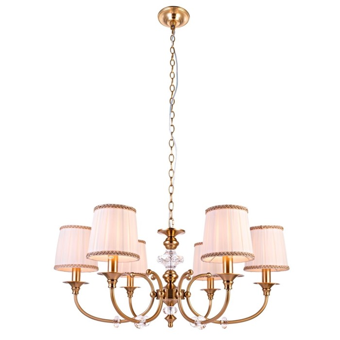 Люстра IRIDIUM 6x60Вт Е14 бронза 80x80x99см