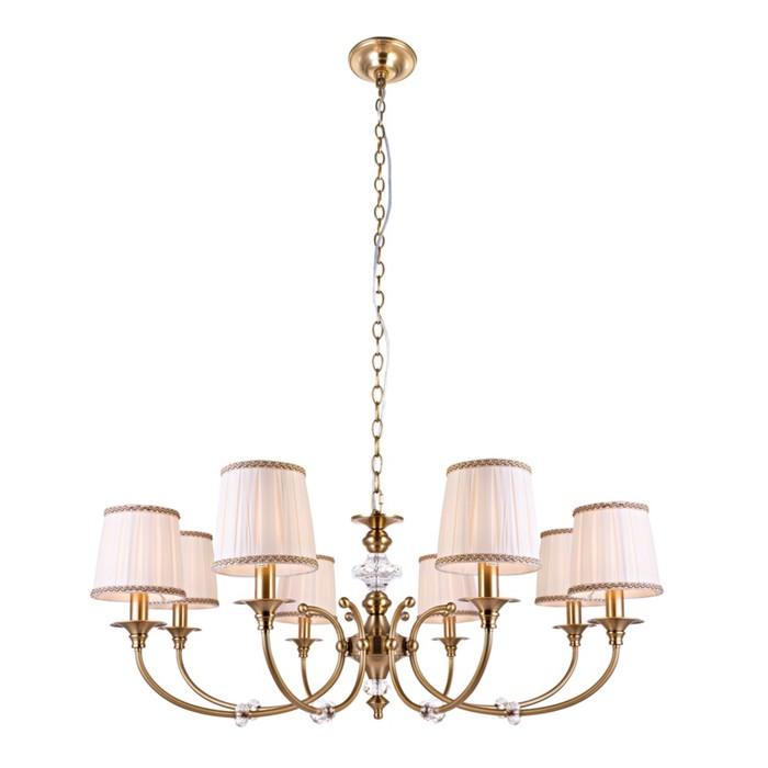 Люстра IRIDIUM 8x60Вт Е14 бронза 100x100x103см