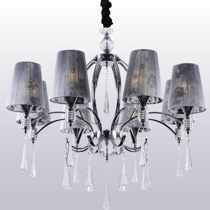 Люстра JOY 8x11Вт Е27 хром 85x85x127см