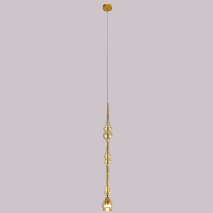 Светильник LUX 1x3Вт LED золото 6x6x170см