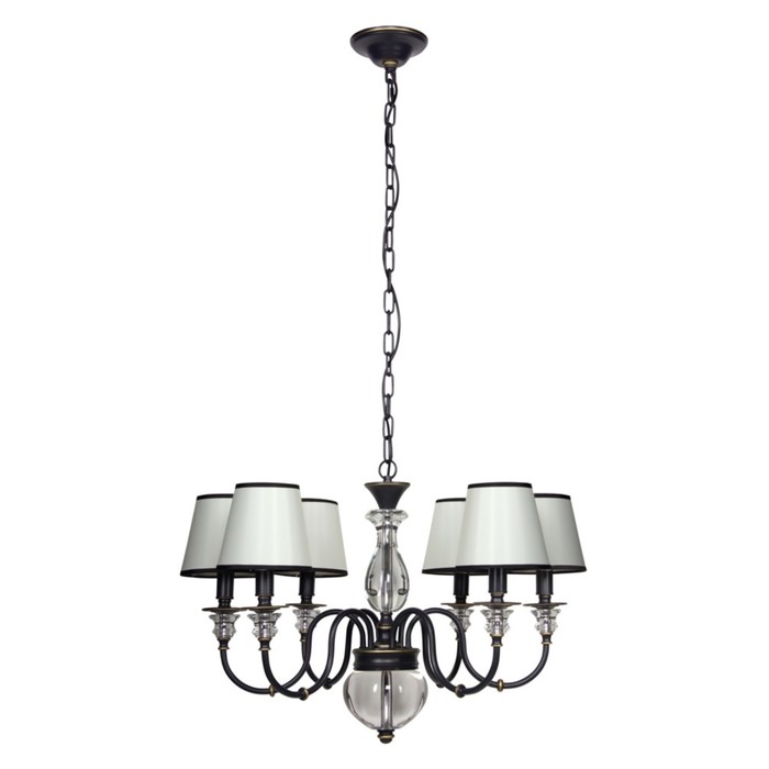 Люстра PALIO 6x60Вт Е14 бронза 70x70x112см