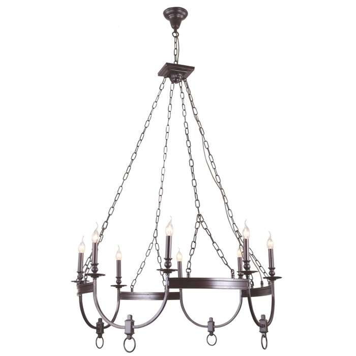 Люстра SUERTE 8x60Вт Е14 коричневый 104,5x104,5x208,1см