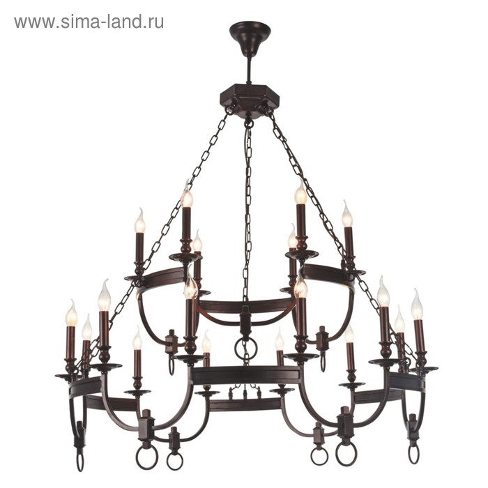 

Люстра SUERTE 18x60Вт Е14 коричневый 113,3x113,3x219см