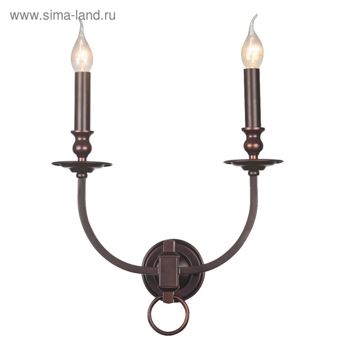 

Бра SUERTE 2x60Вт Е14 коричневый 36,3x18,8x41,2см