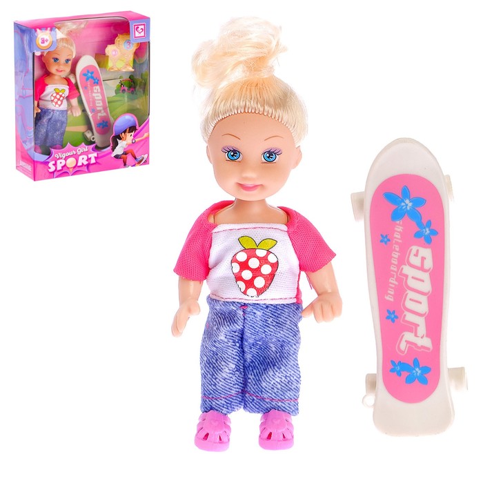 Кукла малышка &quot;Ева спортсменка&quot; с аксессуарами