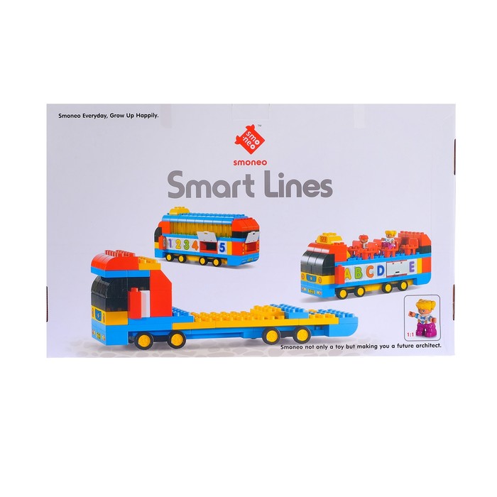 Конструктор «Обучающий автобус», 119 деталей