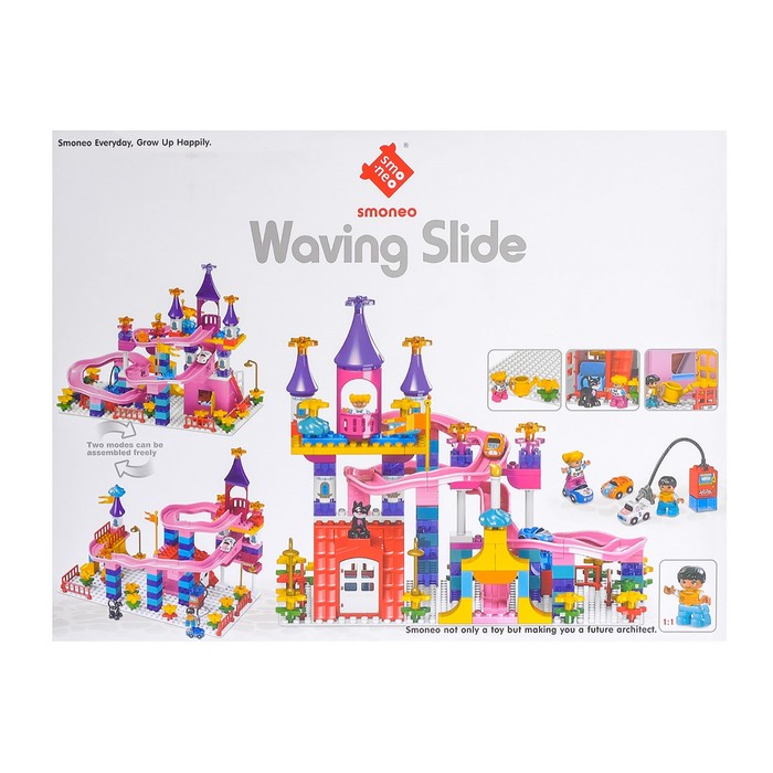 Конструктор «Забавные горки», 2 варианта сборки, 162 детали