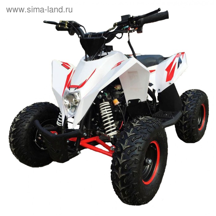 цена Детский электро квадроцикл MOTAX GEKKON 1300W, бело-красный