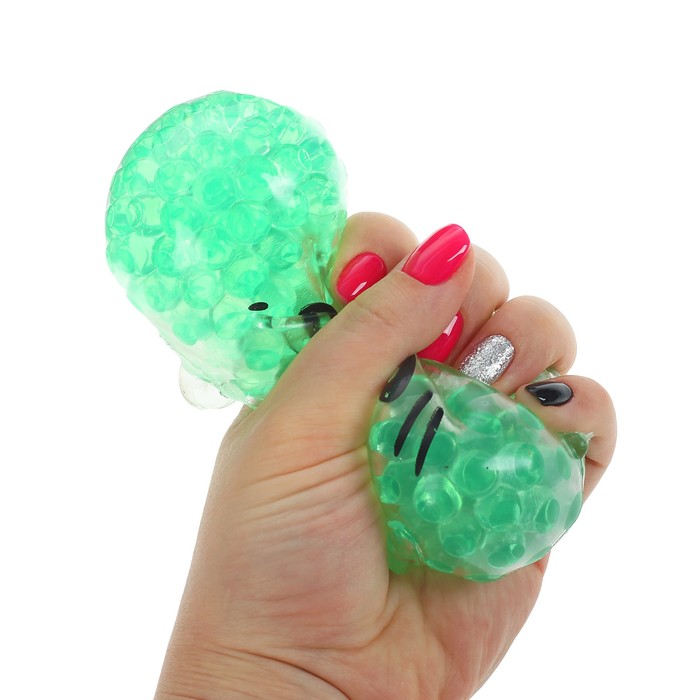 Мялка "Мордочка" с гидрогелем, цвета МИКС