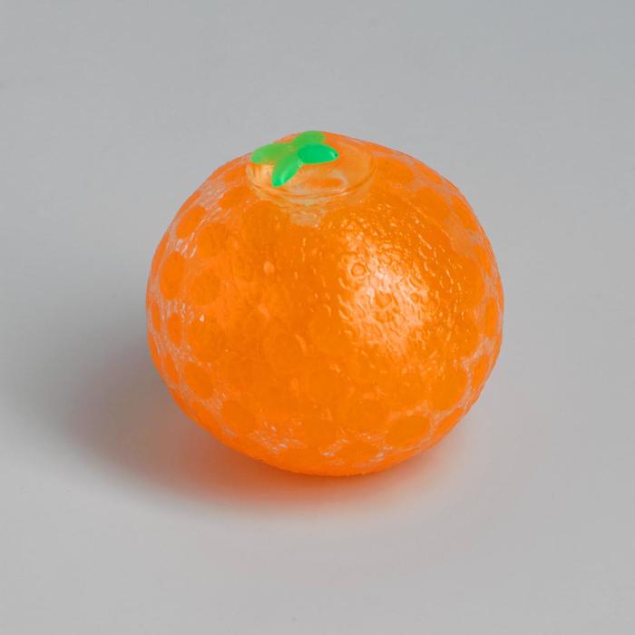 Мялка с гидрогелем "Мандарин", цвет оранжевый