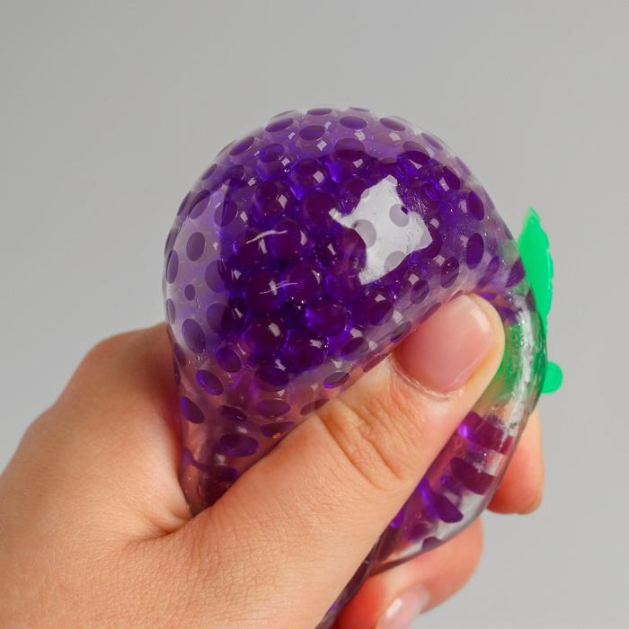 Мялка с гидрогелем "Виноград", цвет фиолетовый