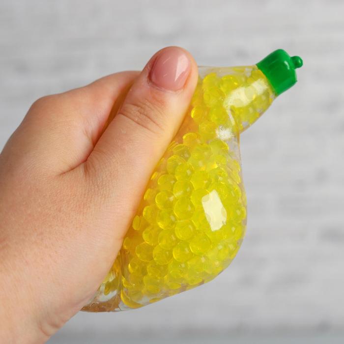 Мялка с гидрогелем "Банан", цвет желтый