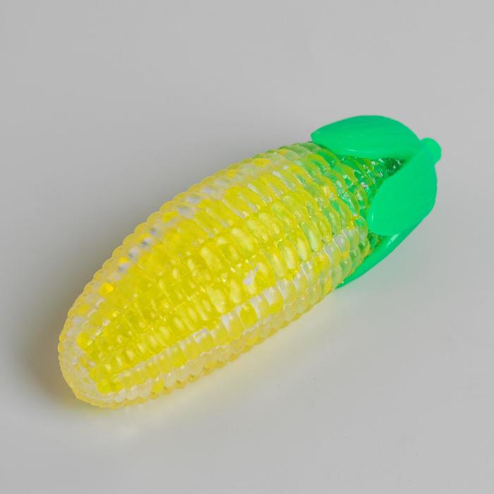 Мялка "Кукуруза" с гидрогелем, цвет жёлтый