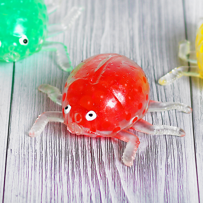 Мялка с гидрогелем "Паук", цвета МИКС