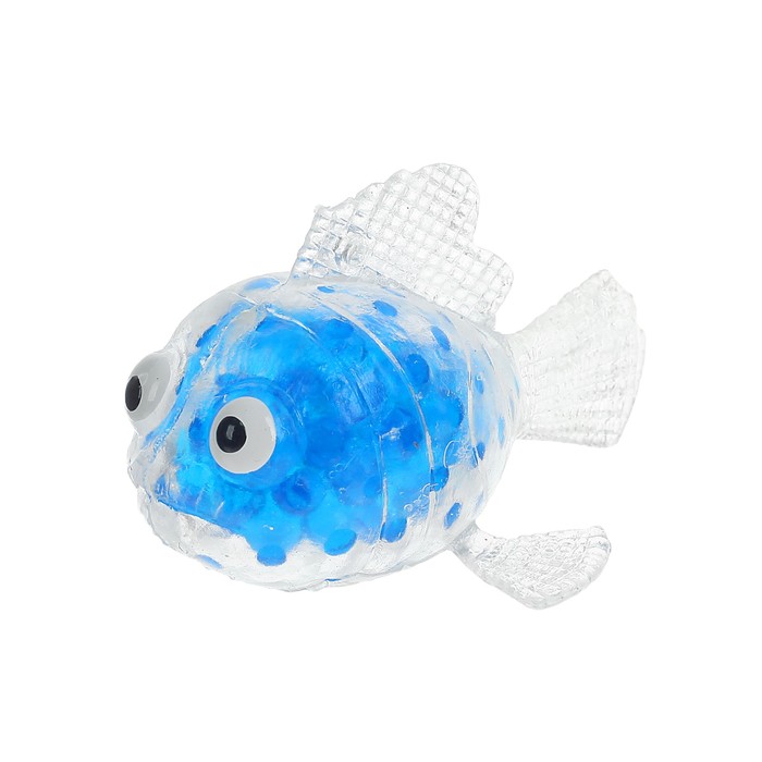 Мялка с гидрогелем "Рыбка", цвета МИКС