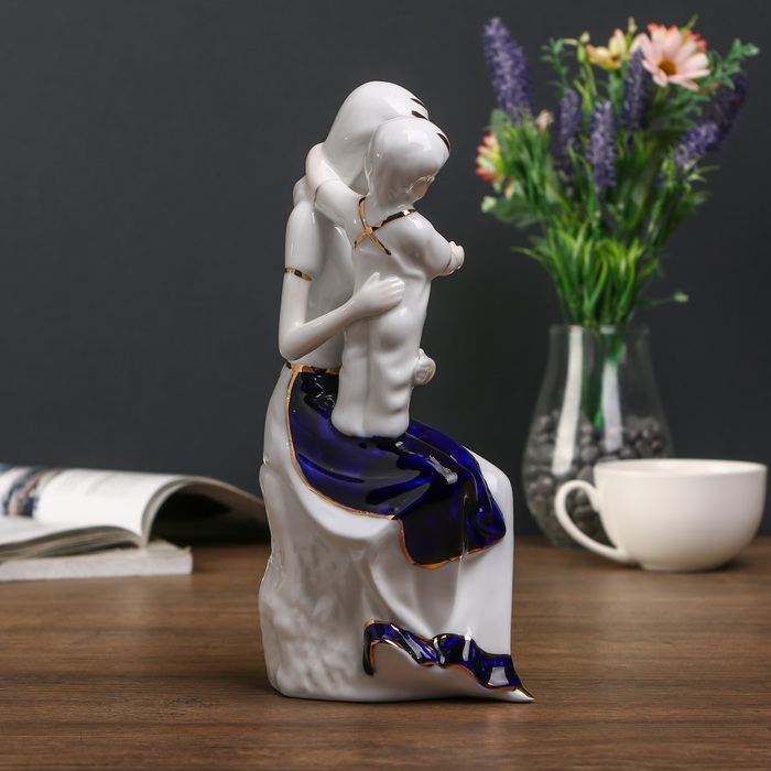 Сувенир керамика "Мама и сын" 24х10,5х10 см