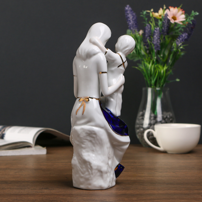 Сувенир керамика "Мама и сын" 24х10,5х10 см