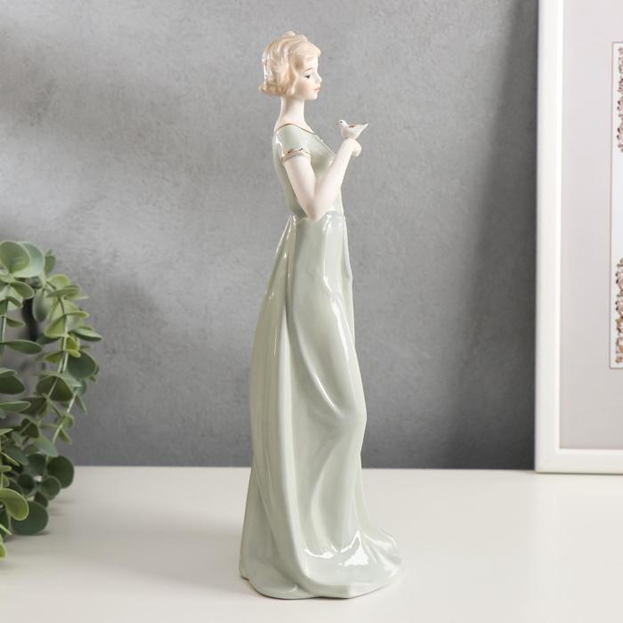 Сувенир керамика "Виола с голубкой" 28х10х8,5 см