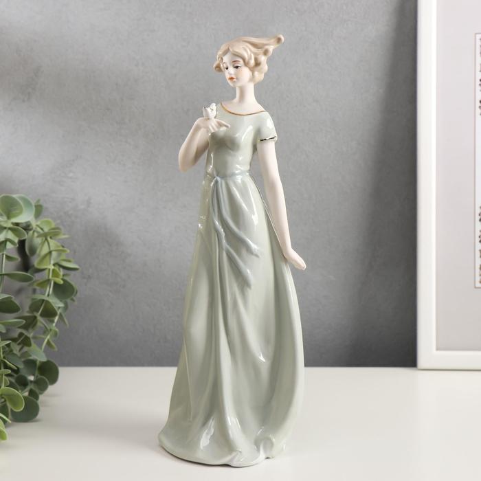 Сувенир керамика "Виола с голубкой" 28х10х8,5 см