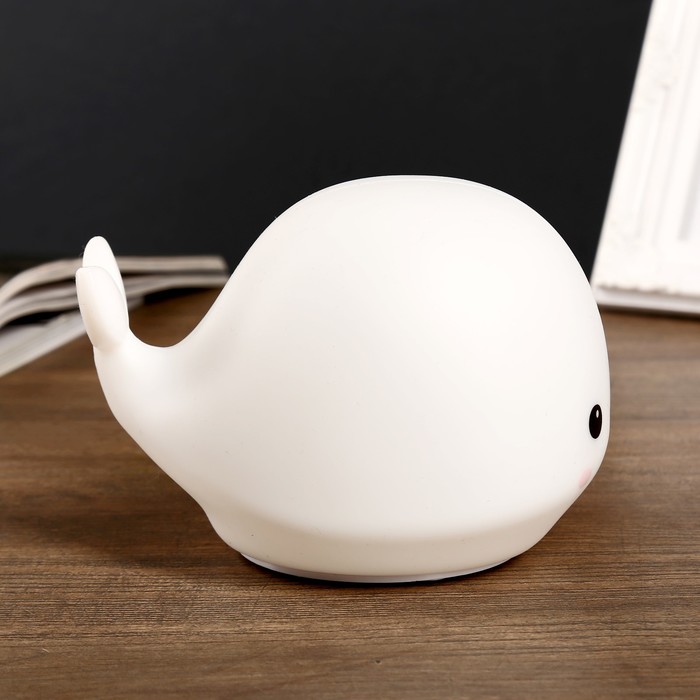 Ночник силикон "Антистресс Мякиш Китенок" 4 диода от батар 3ААА 10,5х11х14,5 см