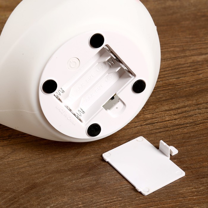 Ночник силикон "Антистресс Мякиш Китенок" 4 диода от батар 3ААА 10,5х11х14,5 см