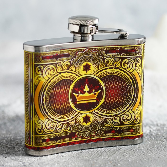 Подарочный набор "Настоящий мужчина", фляжка 150 мл, черный чай 25 г