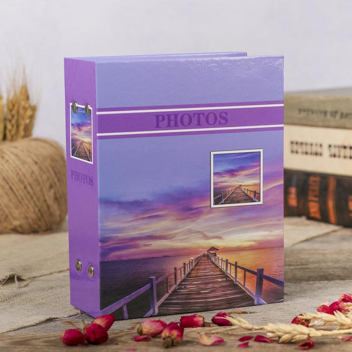 Фотоальбом на 100 фото 10х15 см  "Лагуна" МИКС