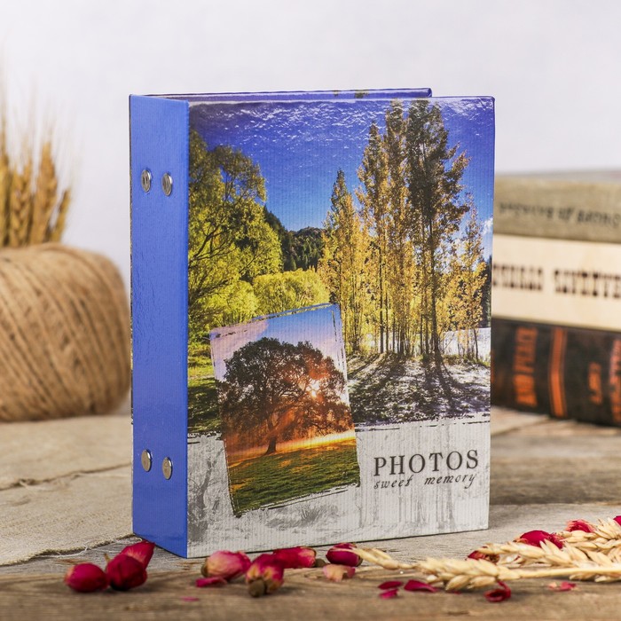 Фотоальбом на 100 фото 10х15 см "Ландшафт-1" МИКС