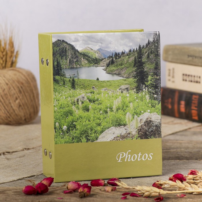 Фотоальбом на 100 фото 10х15 см "Ландшафт-3" МИКС