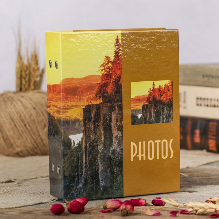 Фотоальбом на 100 фото 10х15 см "Ландшафт-4" МИКС
