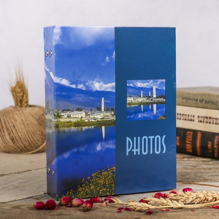 Фотоальбом на 200 фото 10х15 см "Ландшафт-4" МИКС