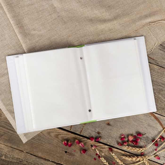 Фотоальбом на 200 фото 10х15 см "Цветочная коллекция-1" МИКС