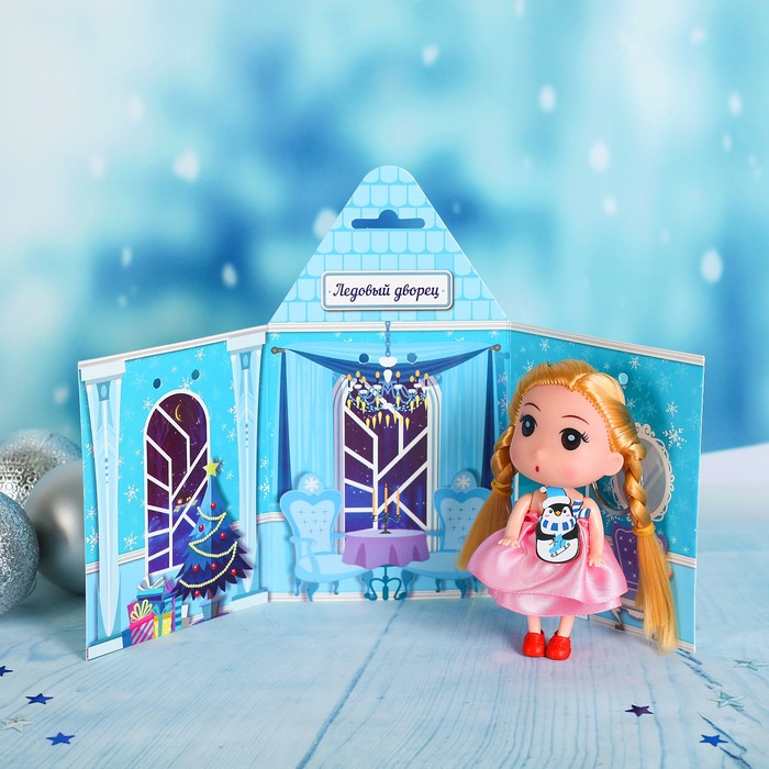 Кукла-подвеска &quot;Ледовой дворец&quot;, пингвин, 9 см