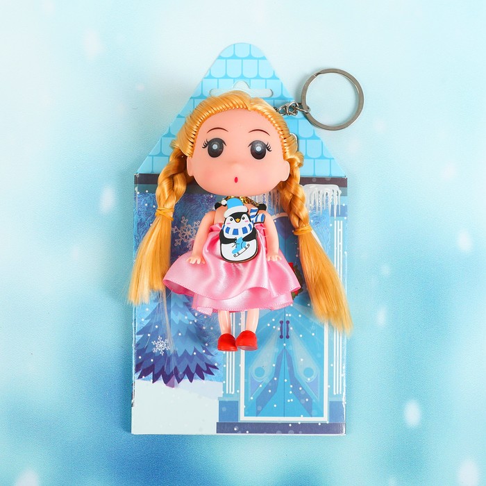 Кукла-подвеска "Ледовой дворец", пингвин, 9 см