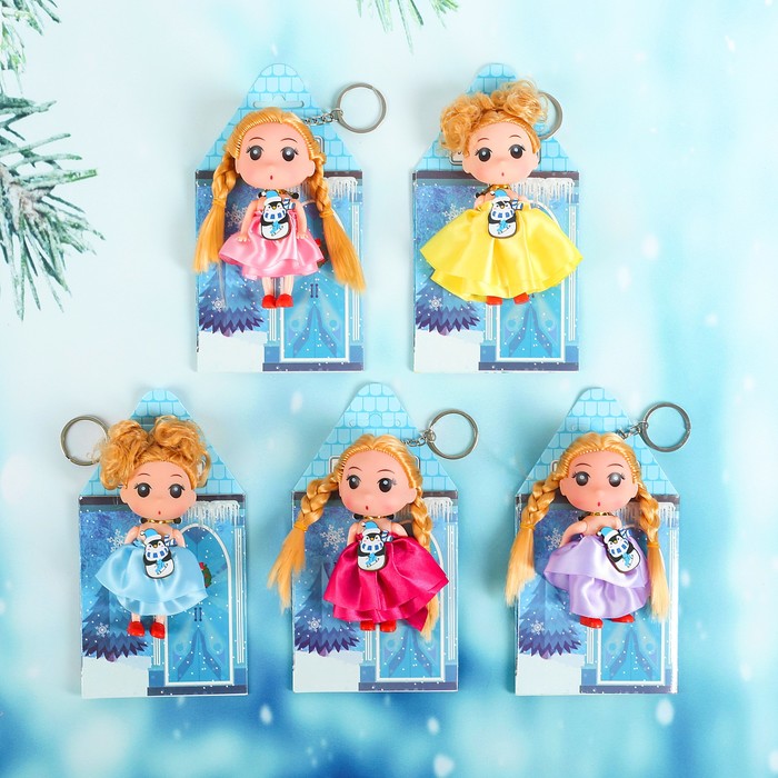 Кукла-подвеска "Ледовой дворец", пингвин, 9 см