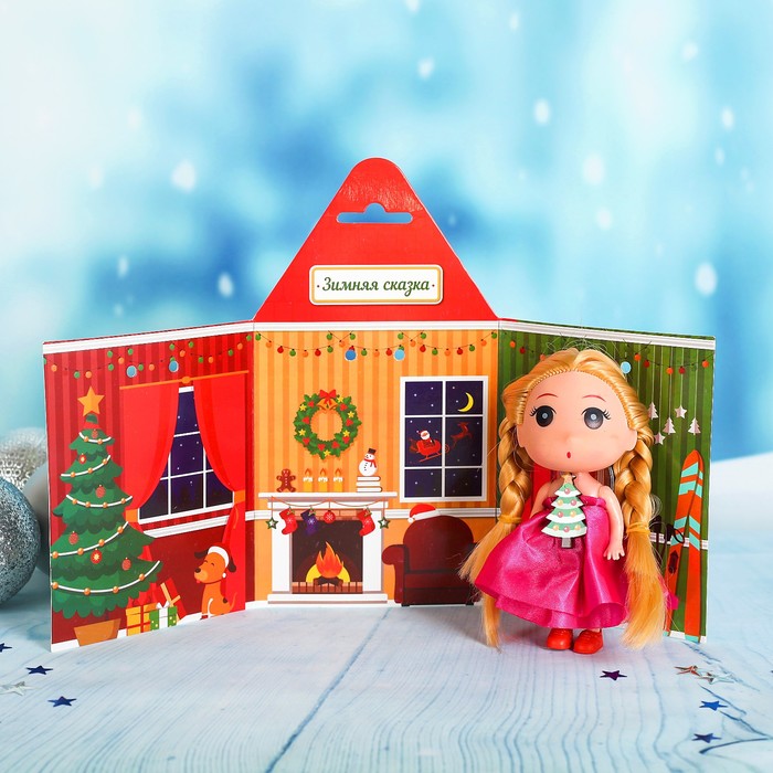 Кукла-подвеска "Зимняя сказка", ёлочка, 9 см